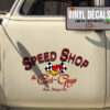 Personalized Speed Shop Mr Horsepower Sticker 11984
