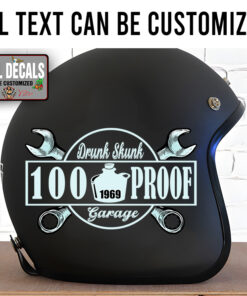 Personalized Hot Rod Garage Moonshine Sticker 11993