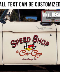 Personalized Speed Shop Mr Horsepower Sticker 11984