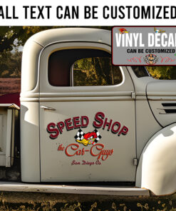 Personalized Speed Shop Mr Horsepower Sticker 11984