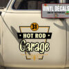 Personalized Hot Rod Garage Pinstriping Sticker 11552
