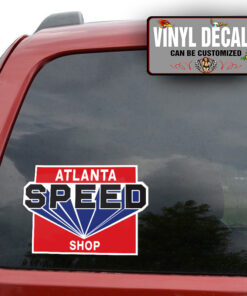 Personalized Speed Shop Sticker 11479