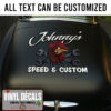 Personalized Hot Rod Garage Sign Painting Sticker 11958