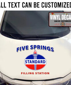 Personalized Standard Torch Gas Pump Oil Sticker 11409