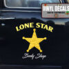 Personalized Star Lettering Vinyl Sticker 10473