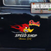 Personalized Hot Rod Lettering Mr Horsepower Sticker 11119