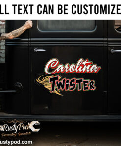 Personalized Storm Twister Lettering Sticker 11774