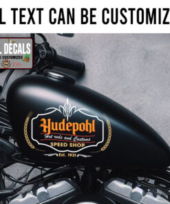 Personalized Hot Rod Lettering Pinstriping Sticker 11992