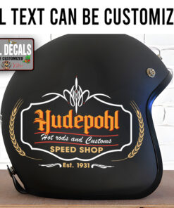 Personalized Hot Rod Lettering Pinstriping Sticker 11992