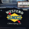 Personalized Sunoco Lettering Sticker 11639