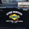 Personalized Sunoco Vintage Hot Rod Sticker 11404