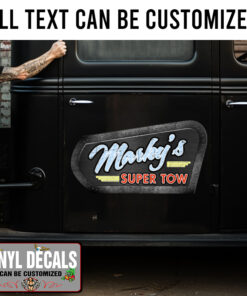 Personalized Super Tow Sticker 11754