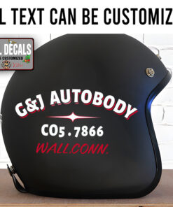 Personalized Hot Rod Lettering Sticker 11945