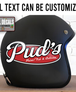 Personalized Hot Rod Lettering Sticker 11947