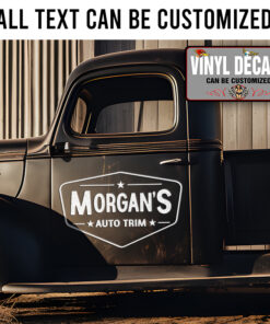 Personalized Hot Rod Lettering Sticker 11950