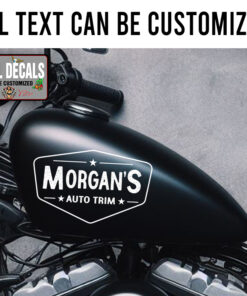 Personalized Hot Rod Lettering Sticker 11950