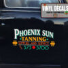 Personalized Tanning Supplies And Service Sticker 11537