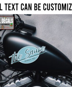 Personalized Hot Rod Lettering Sticker 12014
