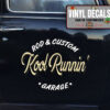 Personalized Hot Rod Lettering Vinyl Sticker 10292