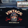 Personalized Hot Rod Lettering Vinyl Sticker 10452