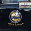 Personalized Tattoo Machine Lettering Sticker 10897