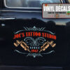 Personalized Tattoo Sign Lettering Vinyl Sticker 10382