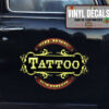 Personalized Tattoo Studio Sticker 10896