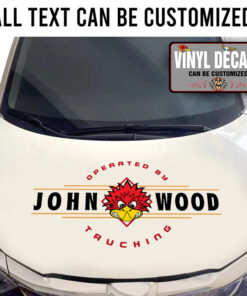 Personalized Hot Rod Mr Horsepower Sticker 11124