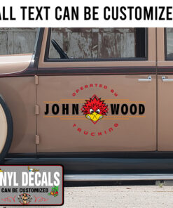 Personalized Hot Rod Mr Horsepower Sticker 11124