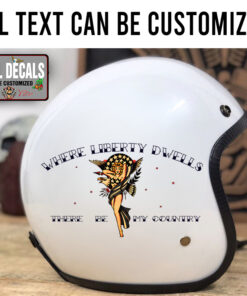 Personalized Tattoo Style Liberty Sticker 11927