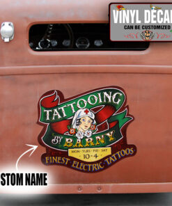 Personalized Tattooing By Vinyl Sticker 10313