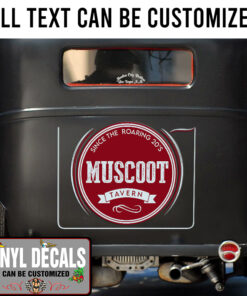 Personalized Tavern Lettering Sticker 11326