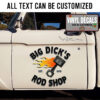 Personalized Hot Rod Piston Sticker 11982