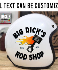 Personalized Hot Rod Piston Sticker 11982