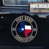 Personalized Texas Iron Cross Garage Sticker 10994