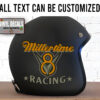 Personalized Hot Rod Racing Lettering Sticker 12110