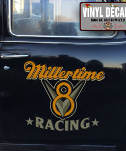 Personalized Hot Rod Racing Lettering Sticker 12110