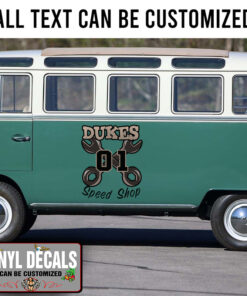Personalized The Dukes Of Hazzard 01 Speed Shop Sticker 11567