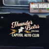 Personalized Thunder Bolts Auto Club Sticker 10959