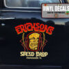Personalized Tiki Hot Rod Shop Vinyl Sticker 10400