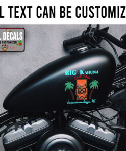 Personalized Tiki Surf Shop Sticker 11859