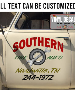 Personalized Tire Auto Sticker 11040