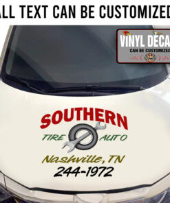 Personalized Tire Auto Sticker 11040