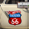 Personalized Hot Rod Shop Sticker 11389