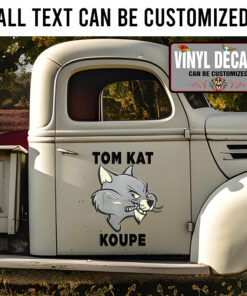Personalized Tom Kat Sticker 11743