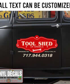 Personalized Tool Shed Of America Sticker 11414
