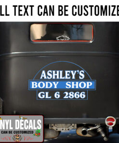 Personalized Hot Rod Sign Writing Hand Paint Body Shop Sticker 12115