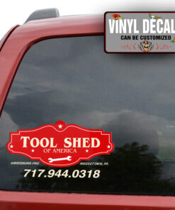 Personalized Tool Shed Of America Sticker 11414