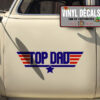 Personalized Top Dad Sticker 11282