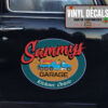 Personalized Tow Truck Garage Lettering Vinyl Sticker 10846